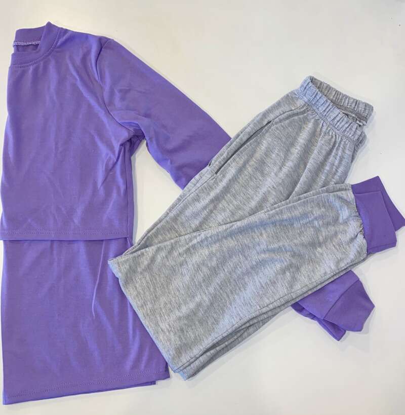 Pijama Largo lila