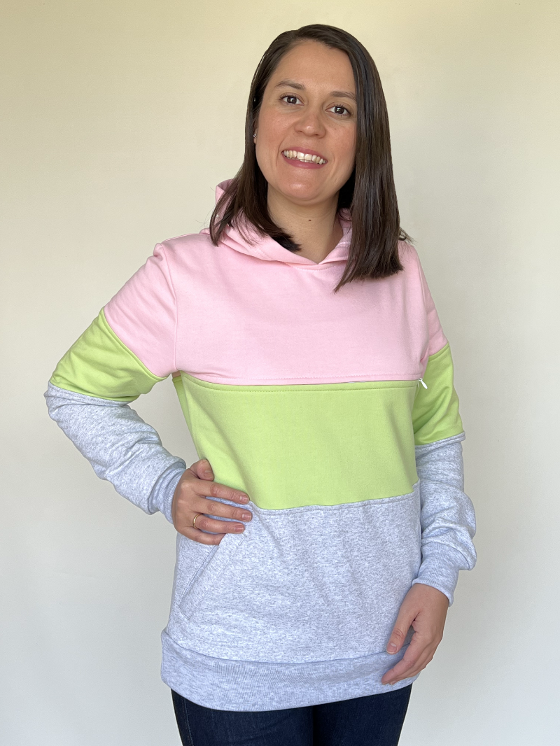 Abigail verde/rosado