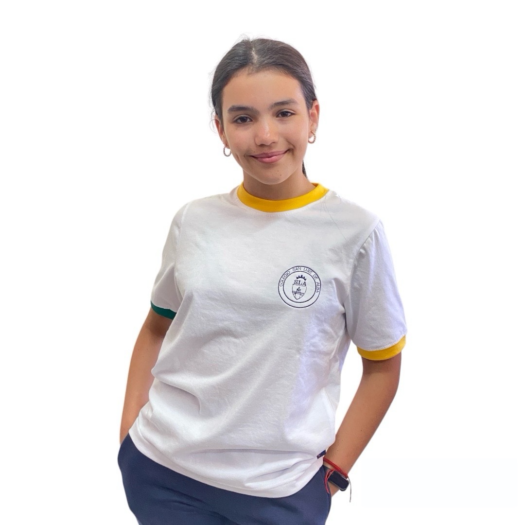 Polera m/corta gris SLA
